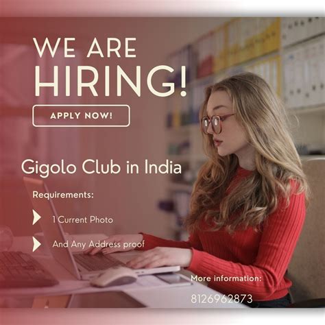 gigolo jobs in india|Gigolo job in India 